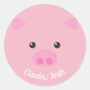Search for pink piggy stickers Cute pig