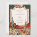Search for desert cactus wedding invitations Sedona
