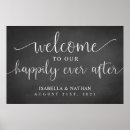 Search for chalkboard welcome wedding signs Blackboard