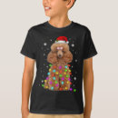 Search for poodle kids tshirts Merry christmas