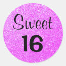 Search for purple black sweet 16 stickers For her