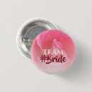 Search for pink rose badges Bridesmaid