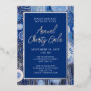 Search for blue silver anniversary invitations Business