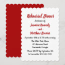 Search for burgundy rehearsal dinner invitations Red