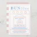 Search for bun in the oven invitations Modern