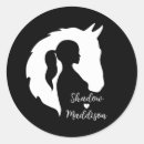 Search for girl silhouette stickers Black and white