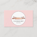 Search for rolling pin business cards Watercolor