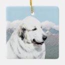 Search for great pyrenees christmas tree decorations White