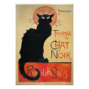 Search for vintage cat pictures posters Chat noir