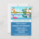 Search for water park birthday invitations Kids