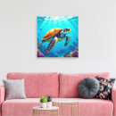 Search for sea turtle canvas prints Ocean