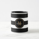 Search for black white stripe mugs Stylish