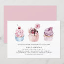 Search for pink cupcake invitations Cupcakes