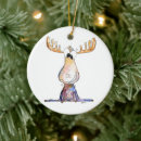 Search for funny moose christmas tree decorations Cute