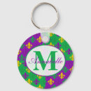 Search for fleur de lis key rings Green