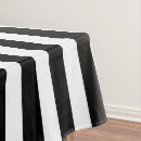 Search for black and white stripe tablecloths Simple