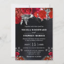 Search for black red silver invitations Flowers