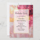Search for artistic birthday invitations Modern
