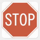 Search for red stop sign stickers White