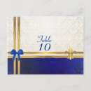 Search for damask table numbers postcards Cream