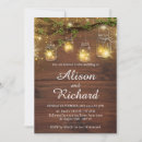 Search for mason wedding invitations Mason jar lights
