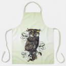 Search for green owl aprons Wildlife