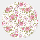 Search for vintage floral design stickers Pink