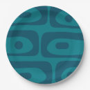 Search for teal paper plates Retro