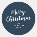 Search for blue christmas stickers White