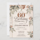 Search for orange 60th birthday invitations Terracotta