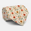Search for autumn floral ties Botanical