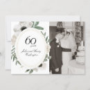 Search for 60th diamond anniversary invitations Floral