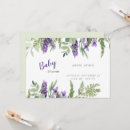 Search for pretty baby girl shower invitations Lavender