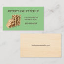 Search for pallet business cards Warehouse forklift