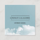 Search for clouds business cards Modern
