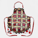 Search for cherry pie aprons Red