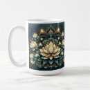 Search for elegant lotus flower mugs Yoga