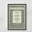 Search for victorian save the dates Sage green