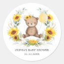 Search for yellow teddy bear stickers We can bearly wait