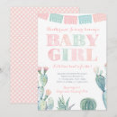 Search for fiesta baby girl shower invitations Papel picado