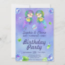 Search for twin girls birthday invitations Double celebration