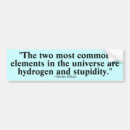 Search for two bumper stickers Quote