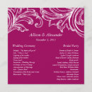 Search for vintage wedding programs White