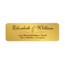 Search for lux return address labels Gold