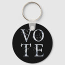 Search for political party key rings Vote