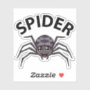 Search for cartoon spider stickers Black