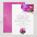 Search for fuchsia rose wedding invitations Vintage