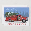 Search for fire truck christmas cards Firefighter