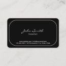 Search for rounded frame business cards Simple