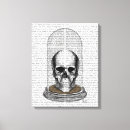 Search for skull canvas prints Antique